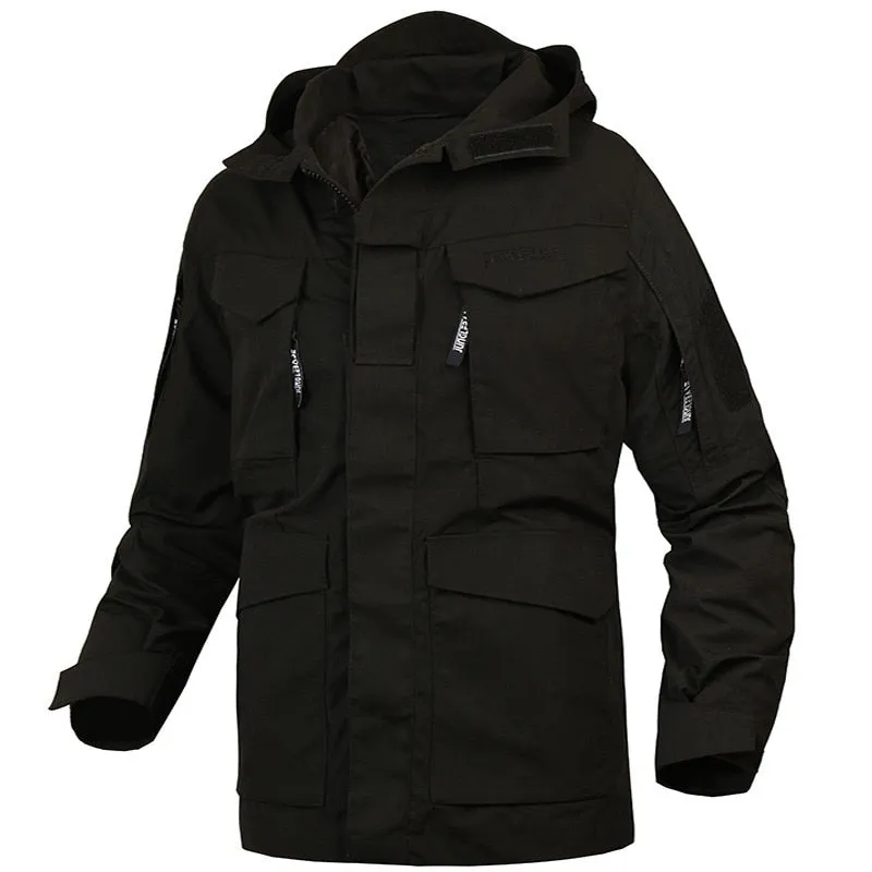 Angelo Ricci™ Army Tactical Windbreaker Hooded Outdoor Parka