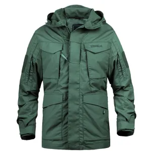 Angelo Ricci™ Army Tactical Windbreaker Hooded Outdoor Parka