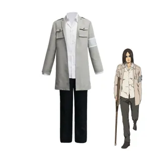 Anime Attack on Titan 4 Season Eren Yaeger Uniform Set Cosplay Costumes