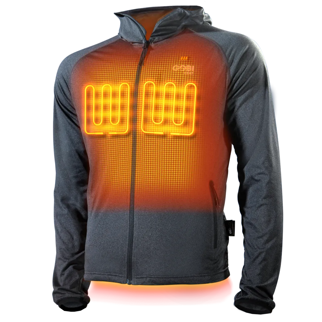 Apex Mens Heated Tech Hoodie by Gobi Heat