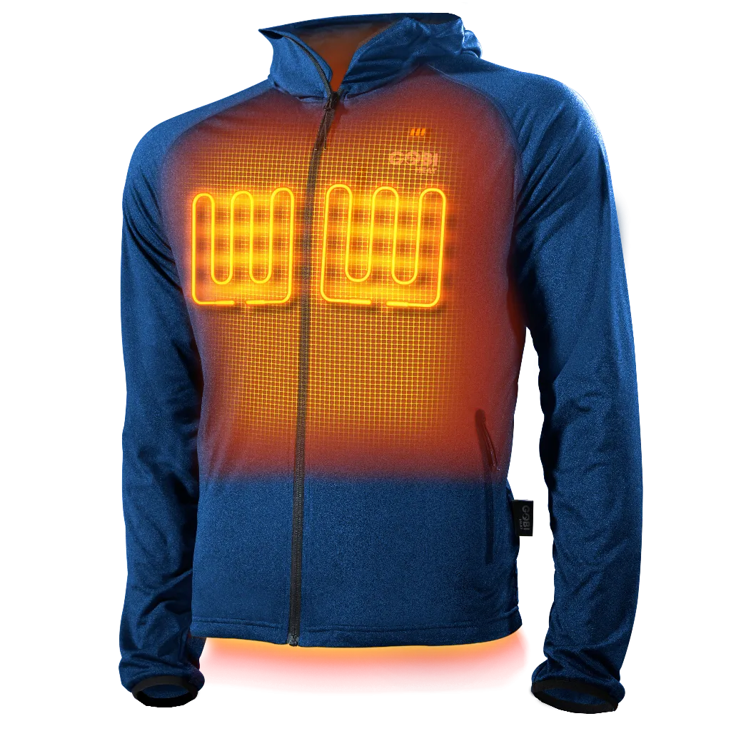 Apex Mens Heated Tech Hoodie by Gobi Heat