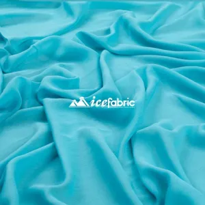 Aqua Mia Chiffon Fabric / 60’’ Wide Soft chiffon Sheer Fabric