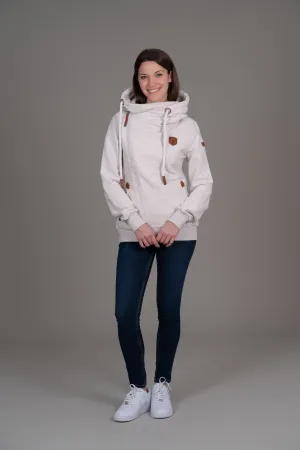 Athena Heather Oatmeal Full-Zip Hoodie