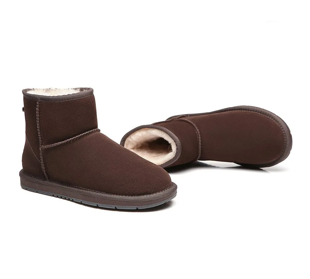 Australian Genuine Sheepskin Unisex Mini Classic Suede Boots