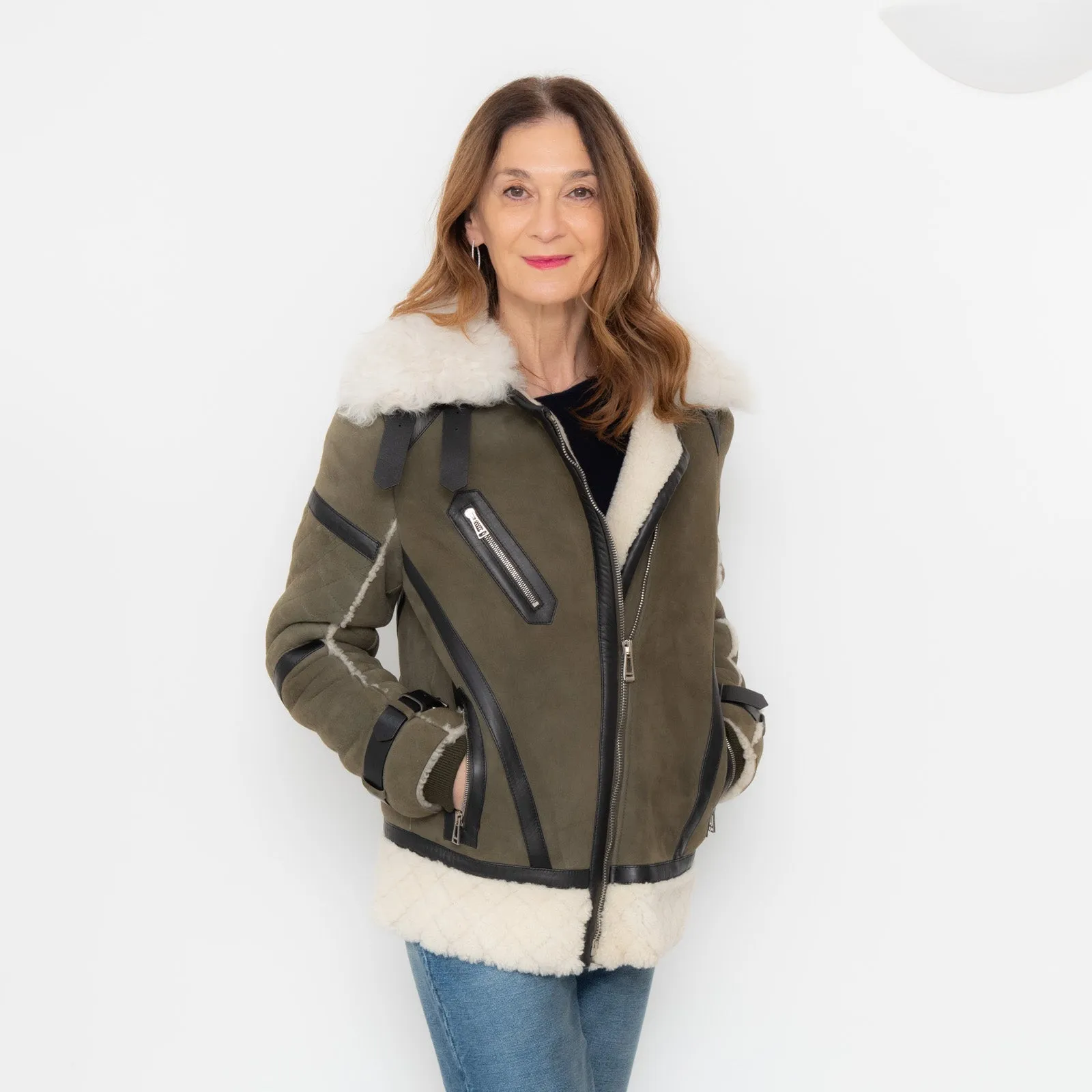 Belstaff Boulder Shearling Ladies Jacket