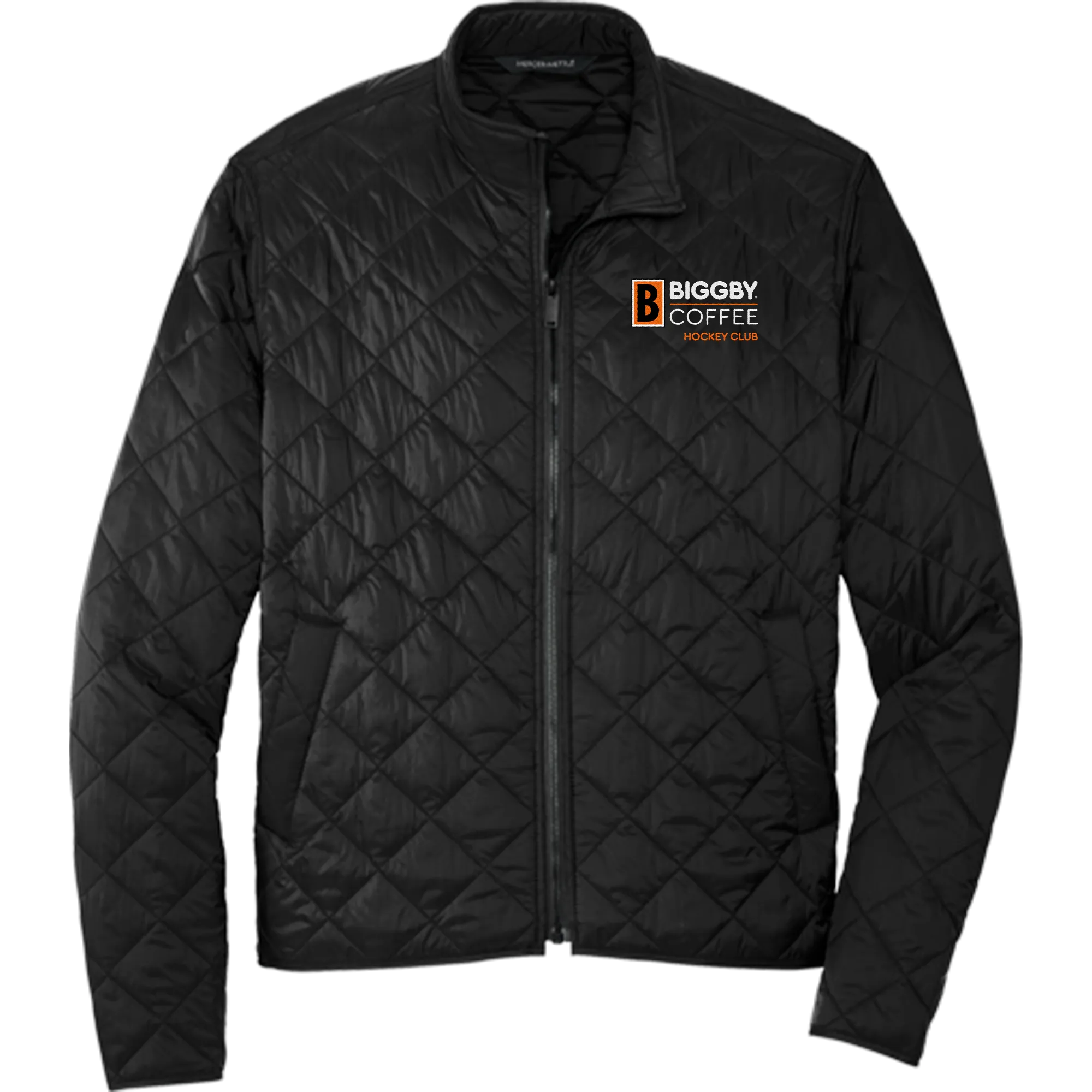 Biggby Coffee Hockey Club Mercer Mettle Quilted Full-Zip Jacket