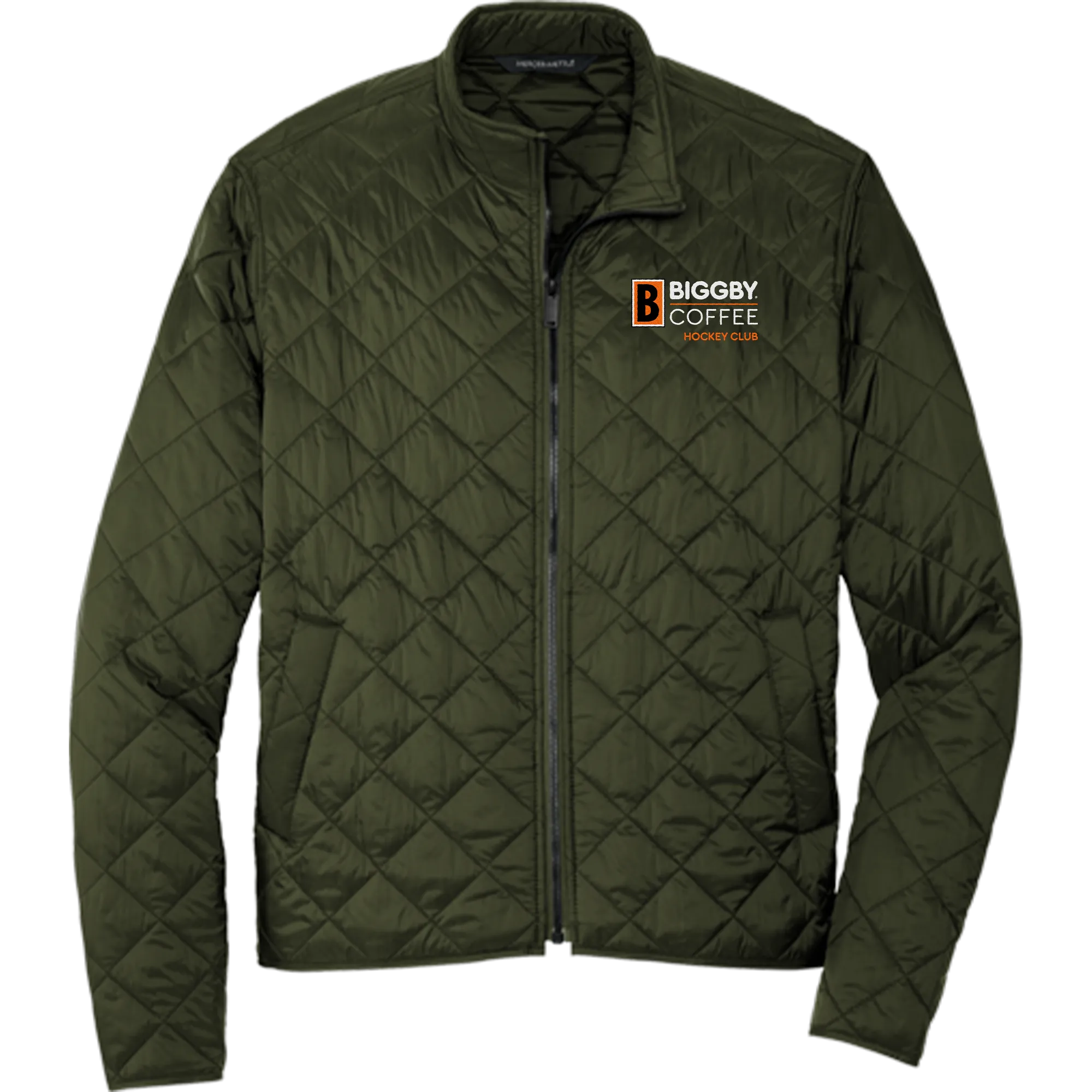 Biggby Coffee Hockey Club Mercer Mettle Quilted Full-Zip Jacket