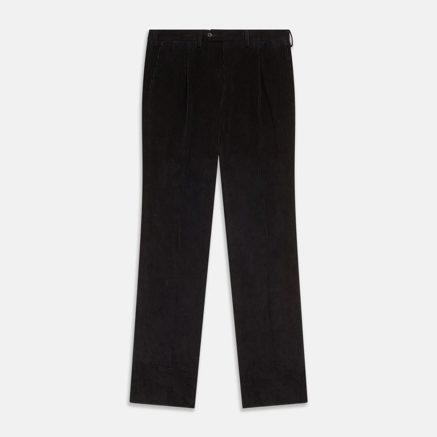 Black Cotton Cord Manson Trouser