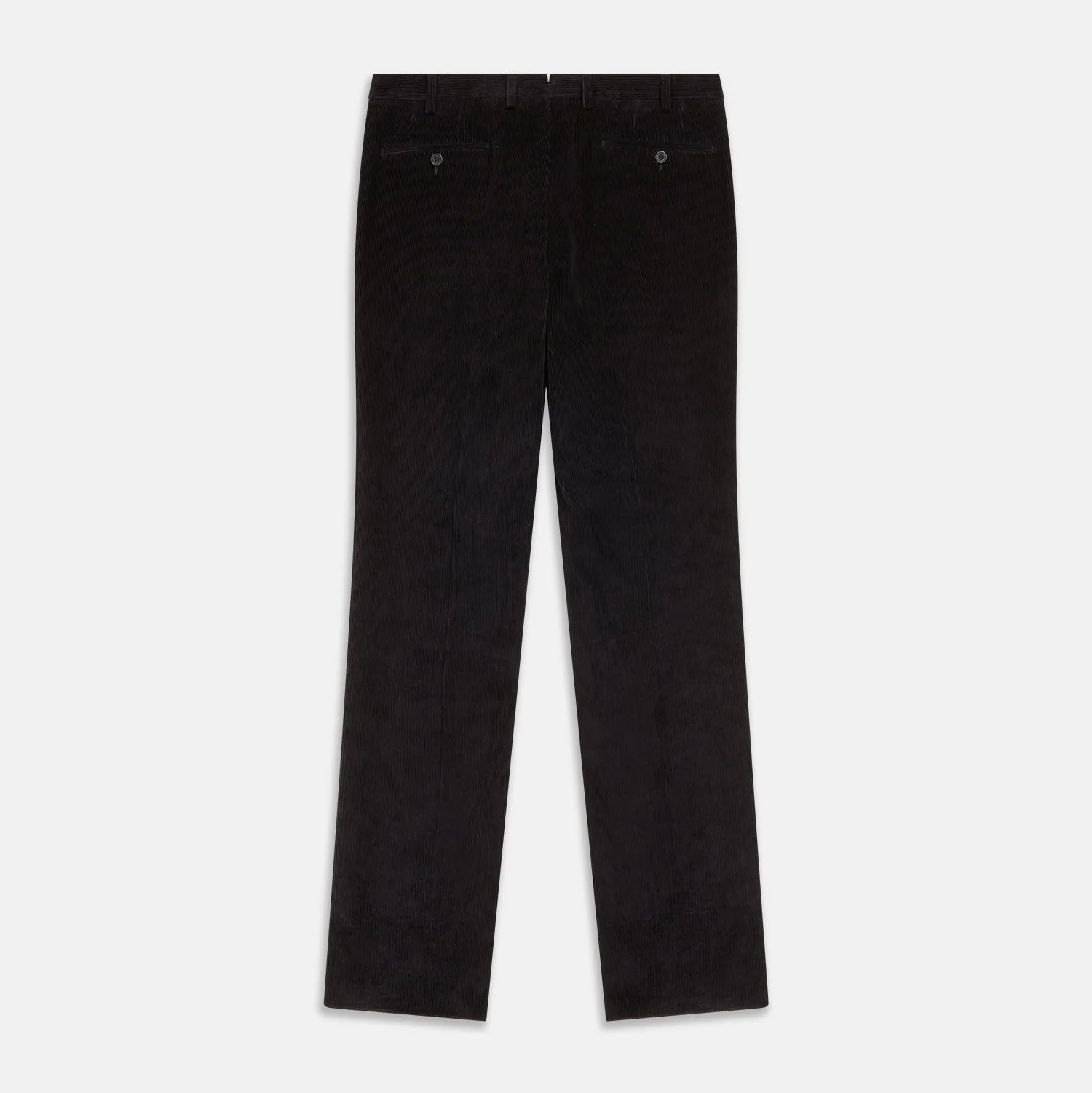 Black Cotton Cord Manson Trouser