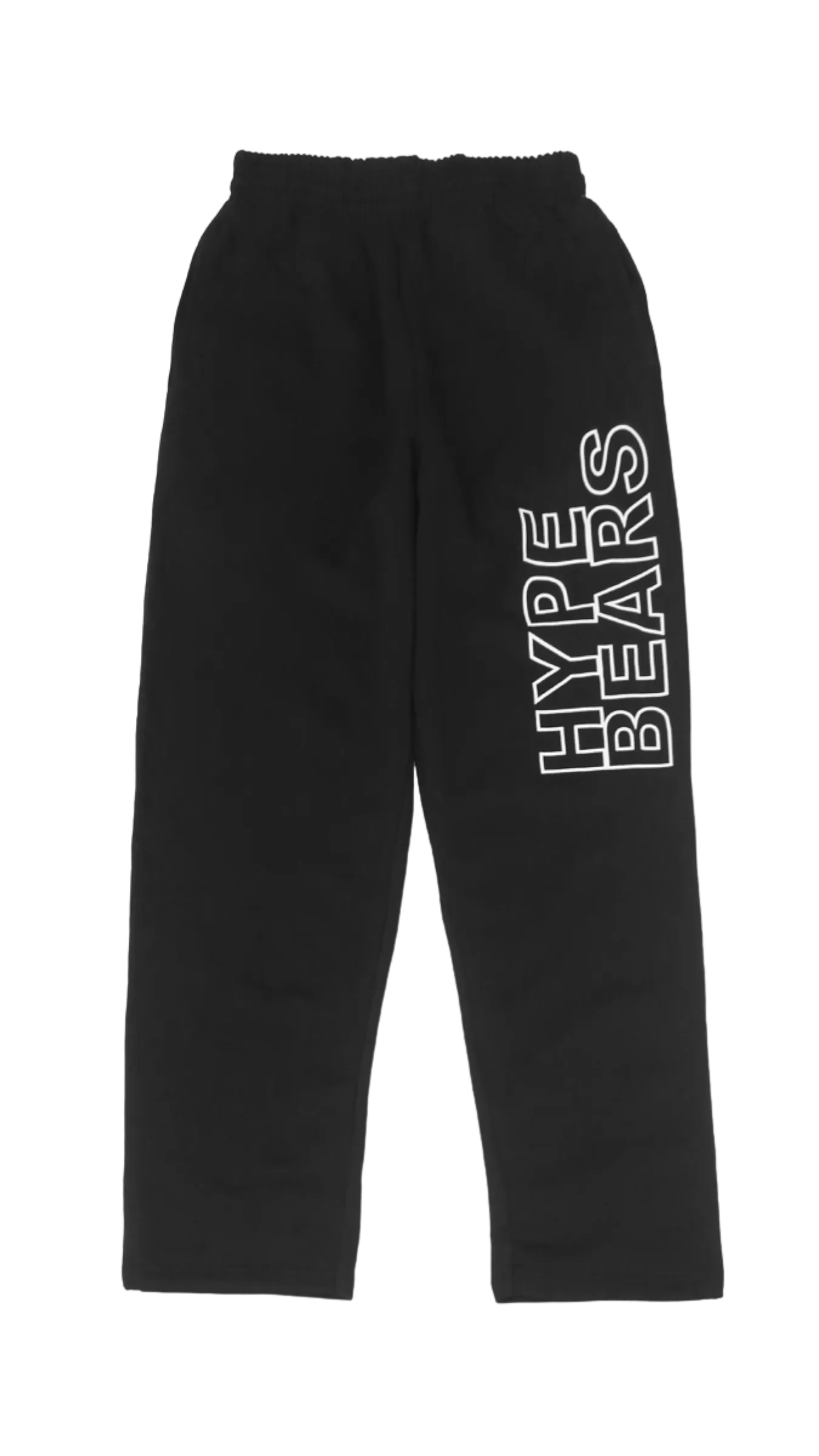 Black Men's Sweatpants Cargo with 2 Pockets 100% Cottons