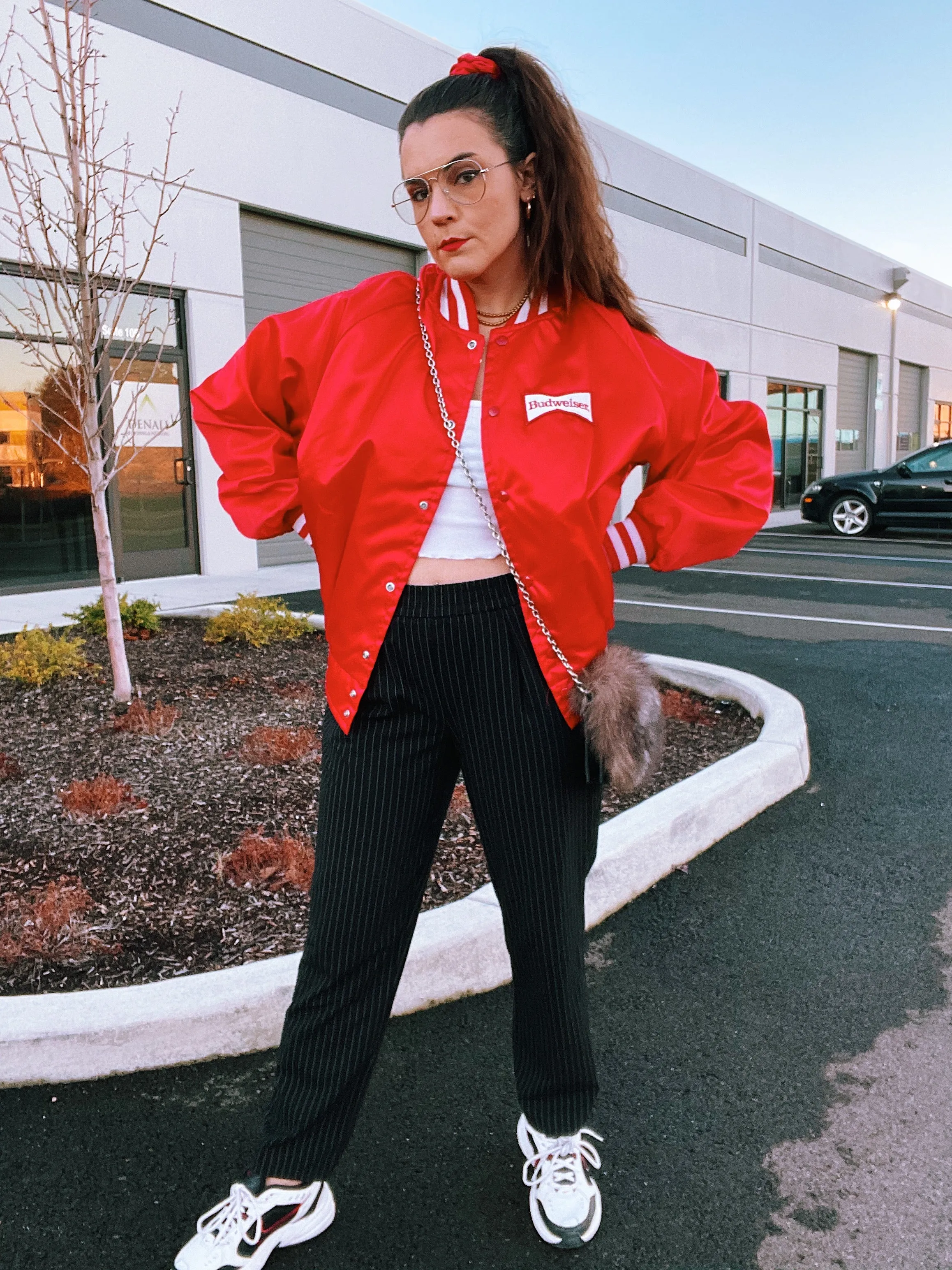 Budweiser Satin Bomber Jacket