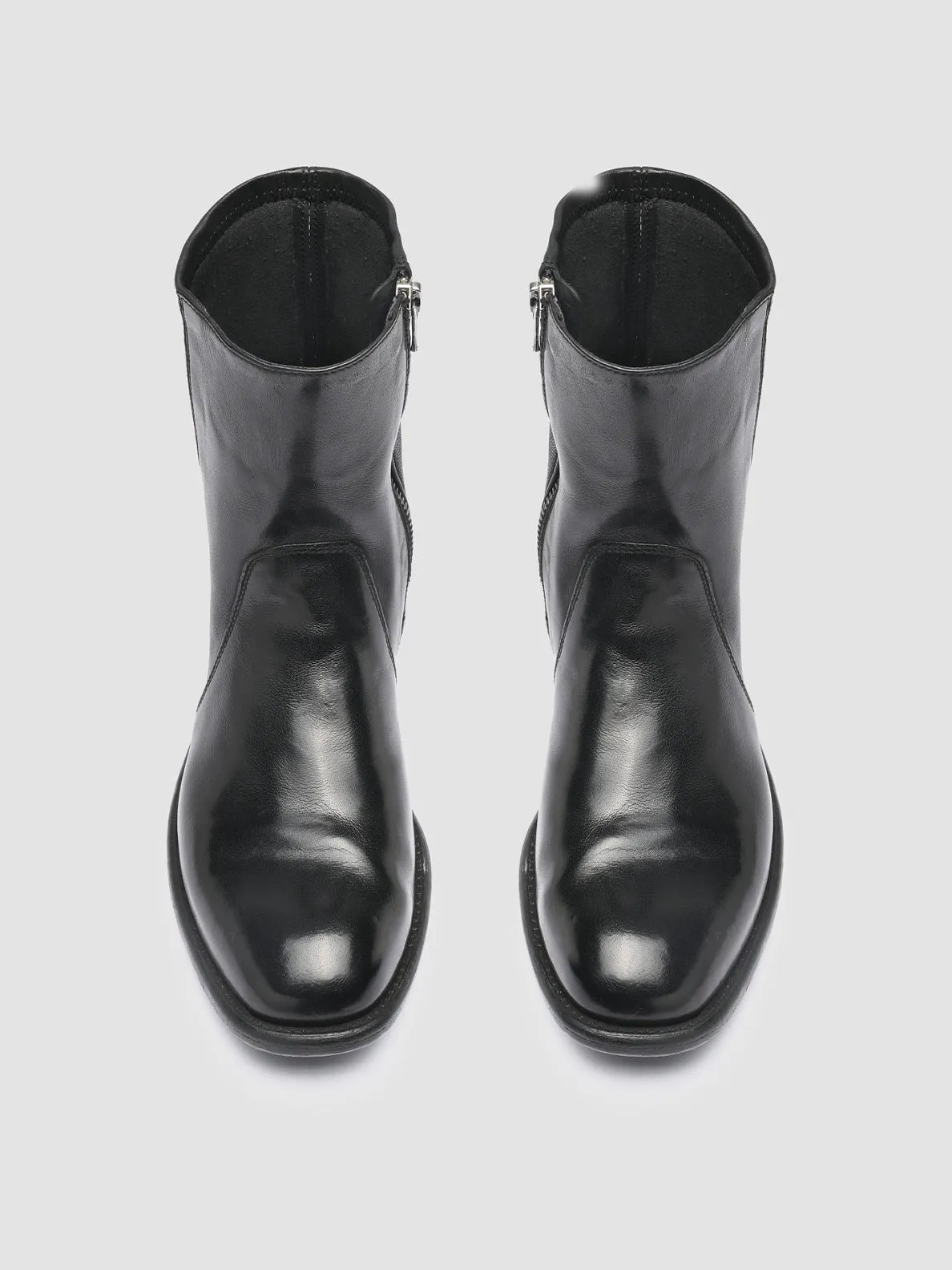 CALIXTE 030 - Black Leather Boots