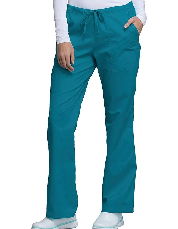 Cherokee Workwear Core Stretch Women Tall Cargo Scrub Pants