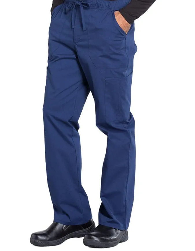 Cherokee Workwear Professionals Men's Tapered Leg Drawstring Cargo Tall Pant