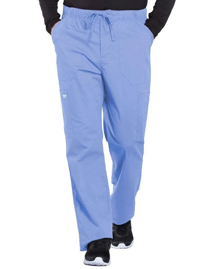 Cherokee Workwear Professionals Men's Tapered Leg Drawstring Cargo Tall Pant