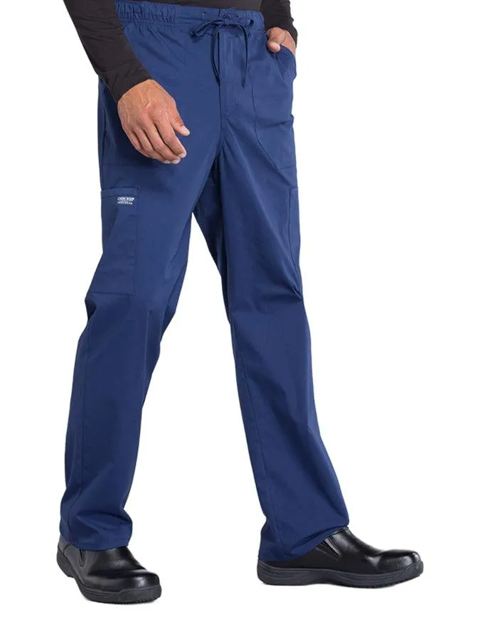 Cherokee Workwear Professionals Men's Tapered Leg Drawstring Cargo Tall Pant