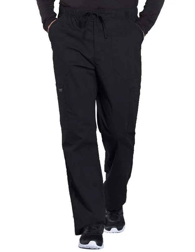 Cherokee Workwear Professionals Men's Tapered Leg Drawstring Cargo Tall Pant