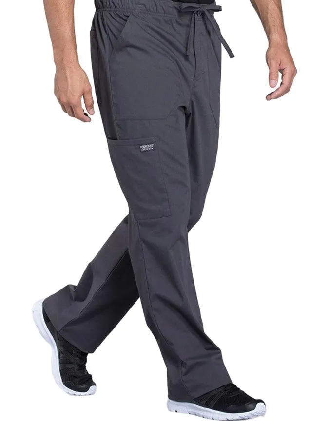 Cherokee Workwear Professionals Men's Tapered Leg Drawstring Cargo Tall Pant