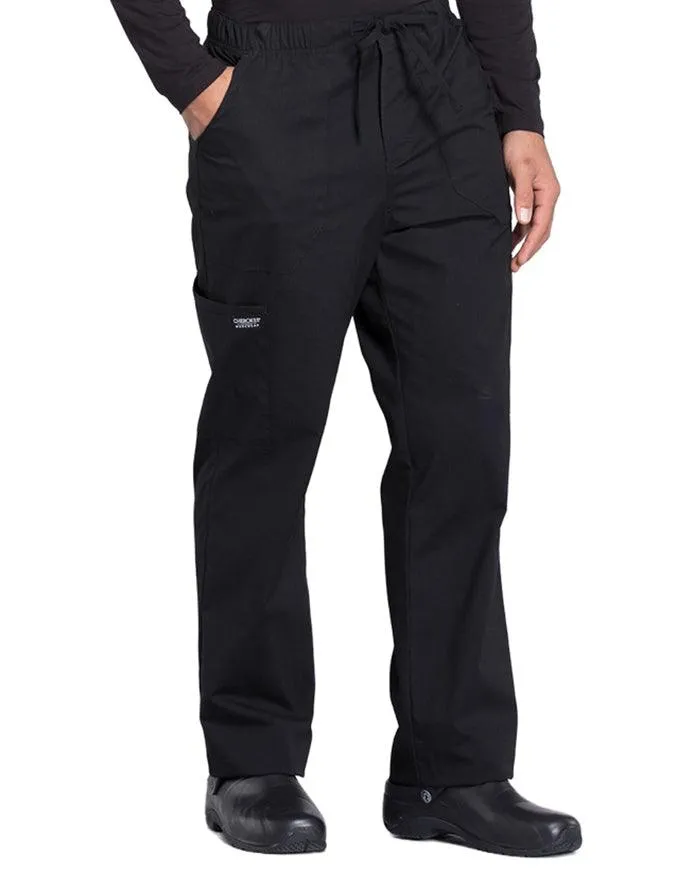 Cherokee Workwear Professionals Men's Tapered Leg Drawstring Cargo Tall Pant