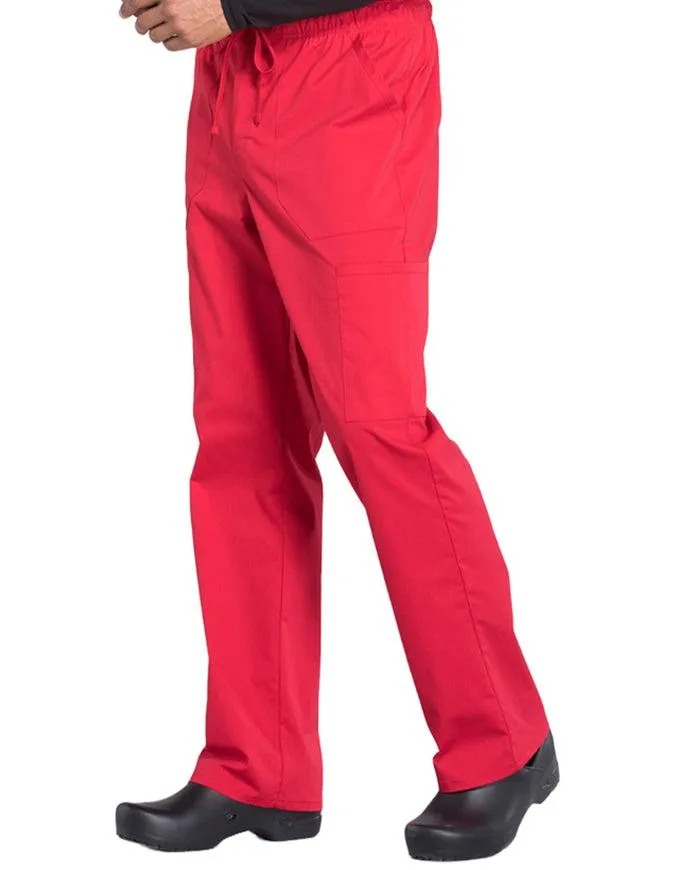 Cherokee Workwear Professionals Men's Tapered Leg Drawstring Cargo Tall Pant