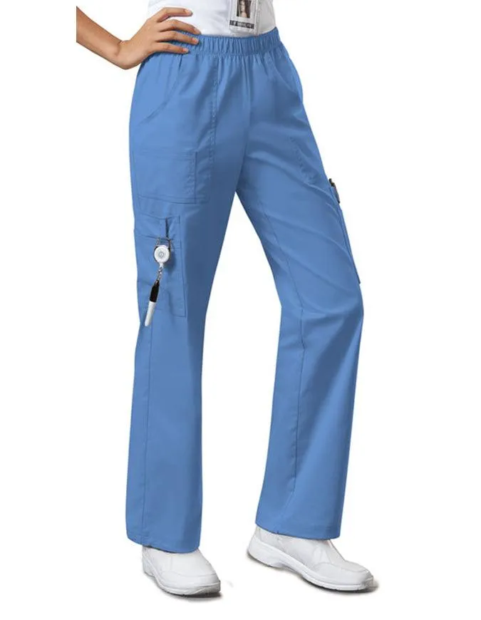 Cherokee WorkWear Women's Straight Leg Petite Scrub Pants