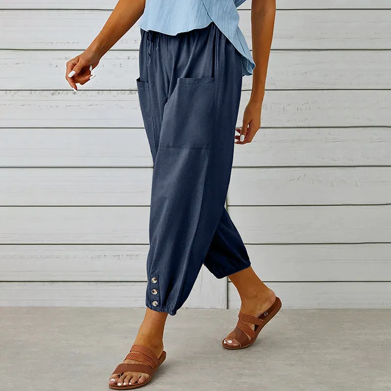 【Cotton And Linen】Casual Comfortable Trousers