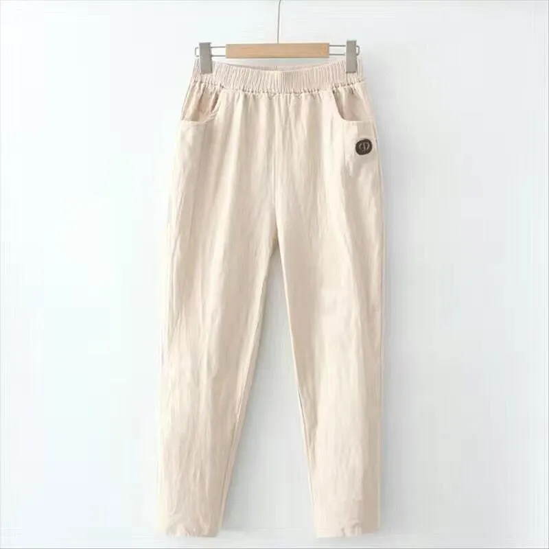 【Cotton And Linen】Comfortable Casual Trousers