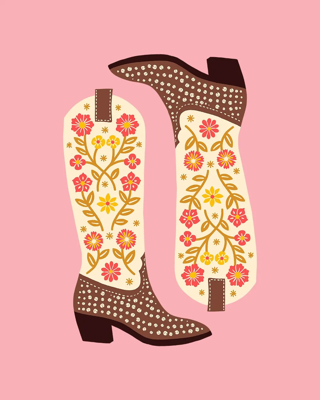 Cowgirl Boots Sticker