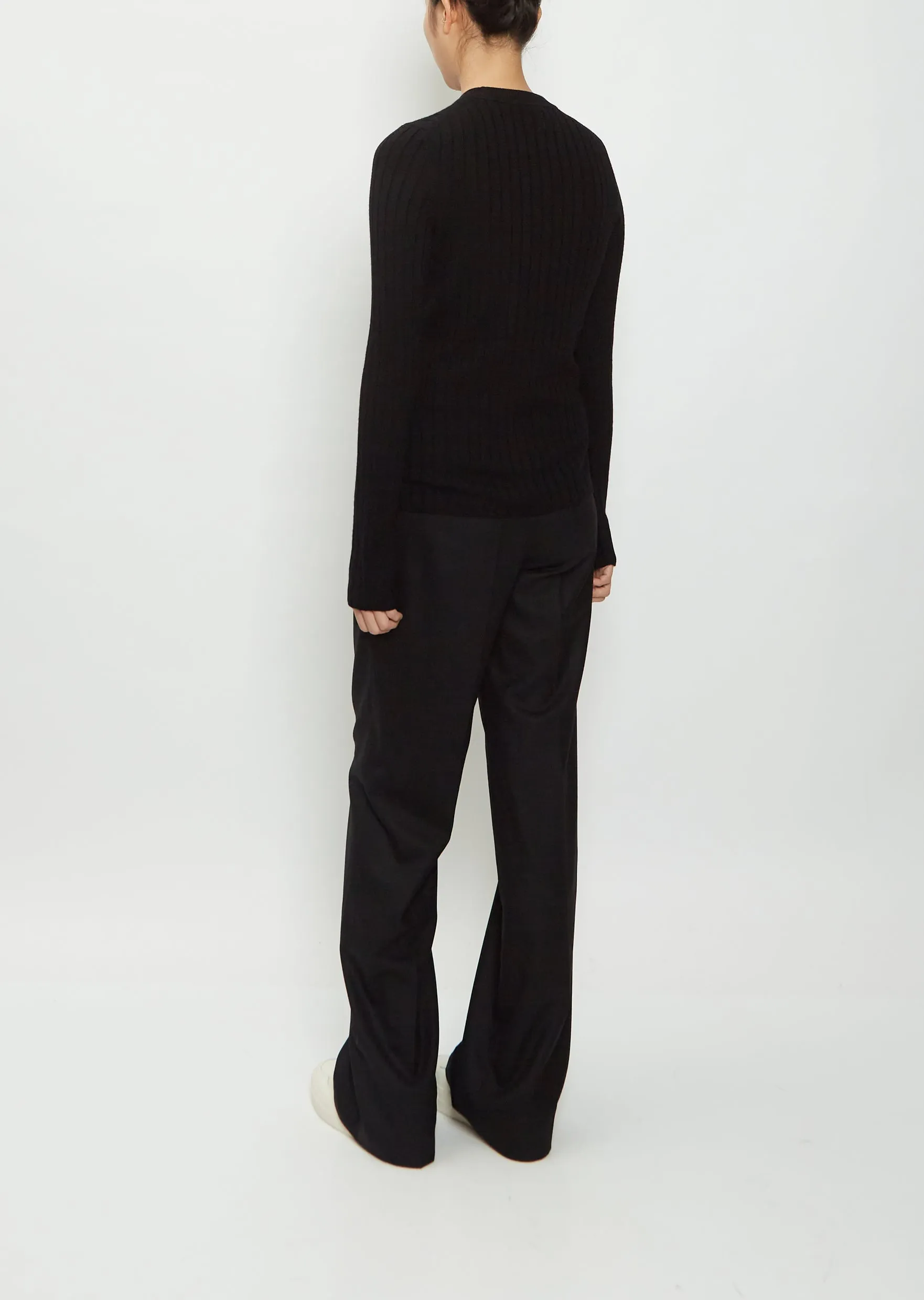 Dapa Wool Cashmere Sweater — Black