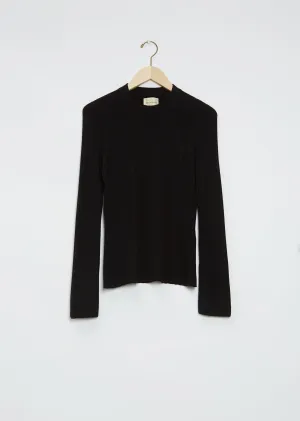 Dapa Wool Cashmere Sweater — Black