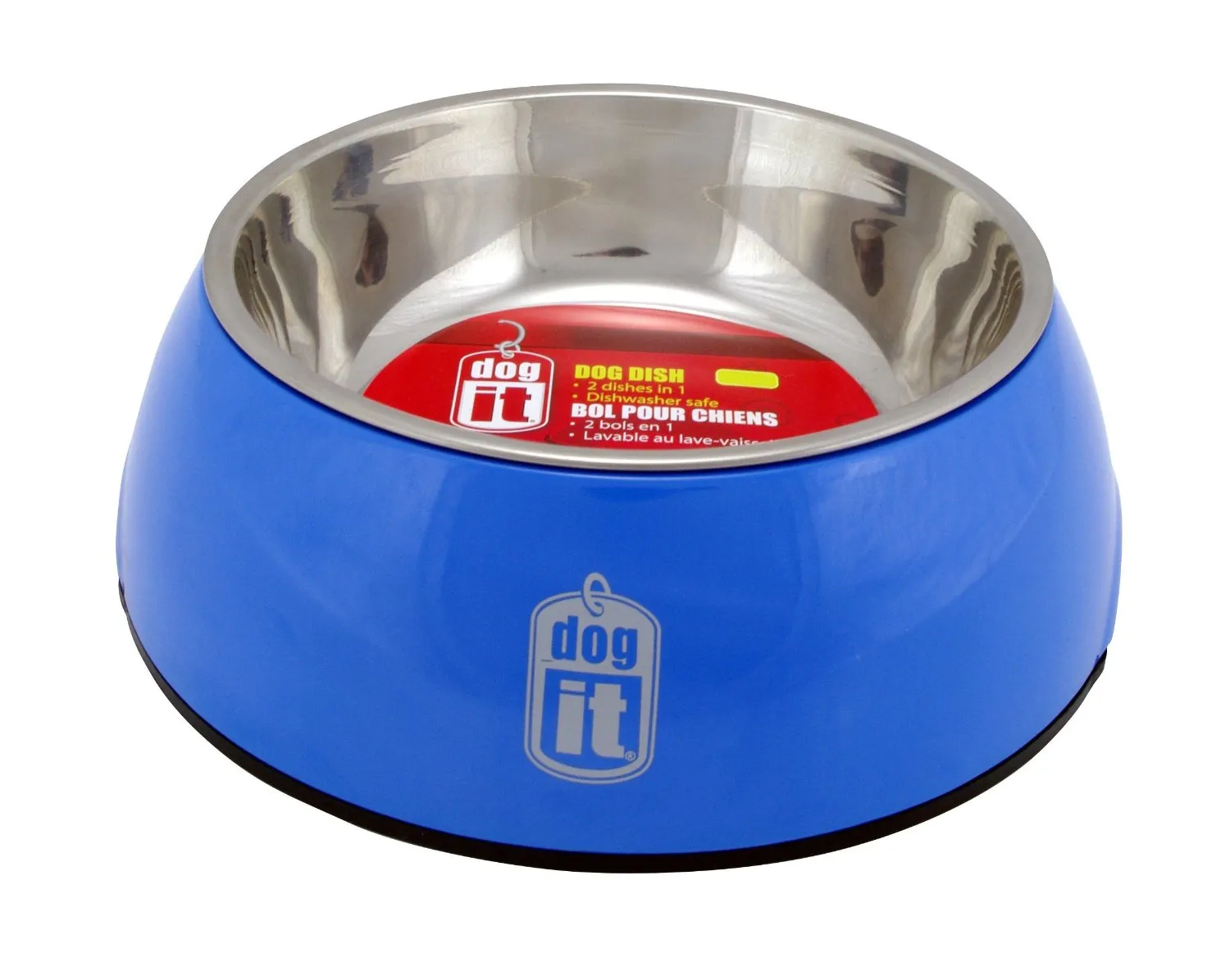 Dogit Durable Bowl with Stainless Steel Insert for Dogs M