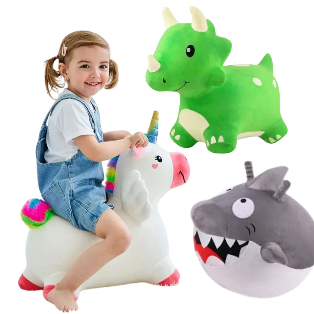 Durable Bouncy Animals Hoppers - Free Pump