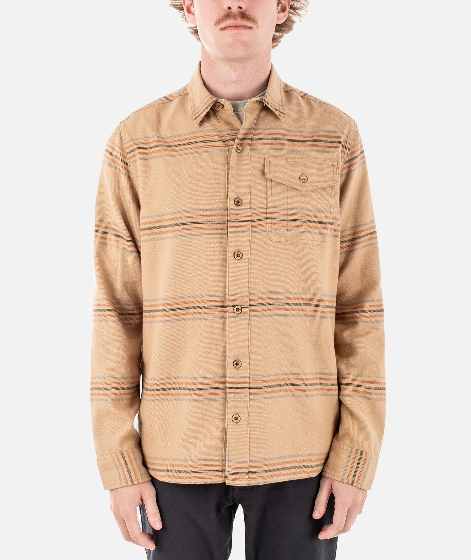 Essex Oyster Twill Shirt - Almond