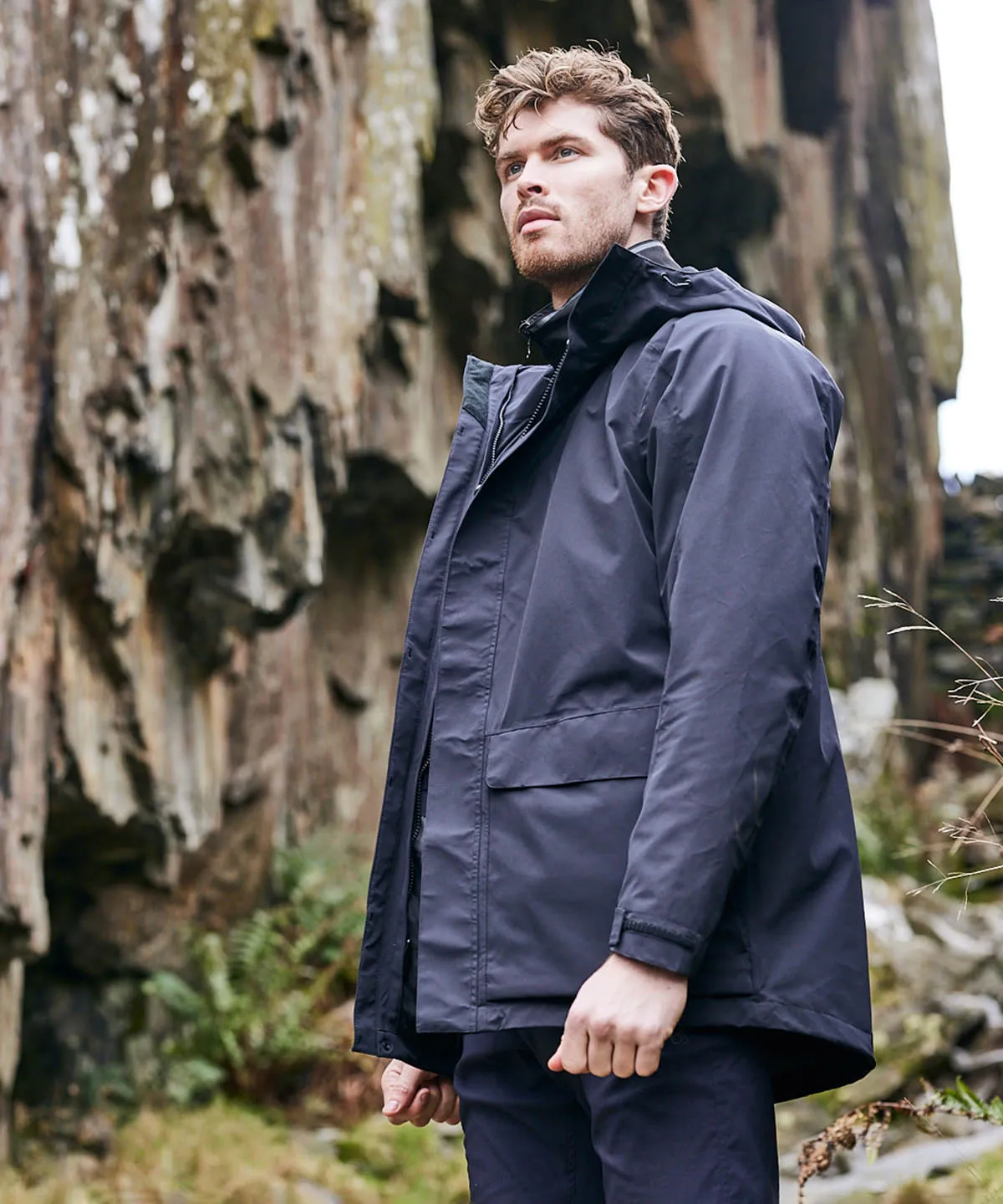 Expert Kiwi pro stretch long jacket | Dark Navy