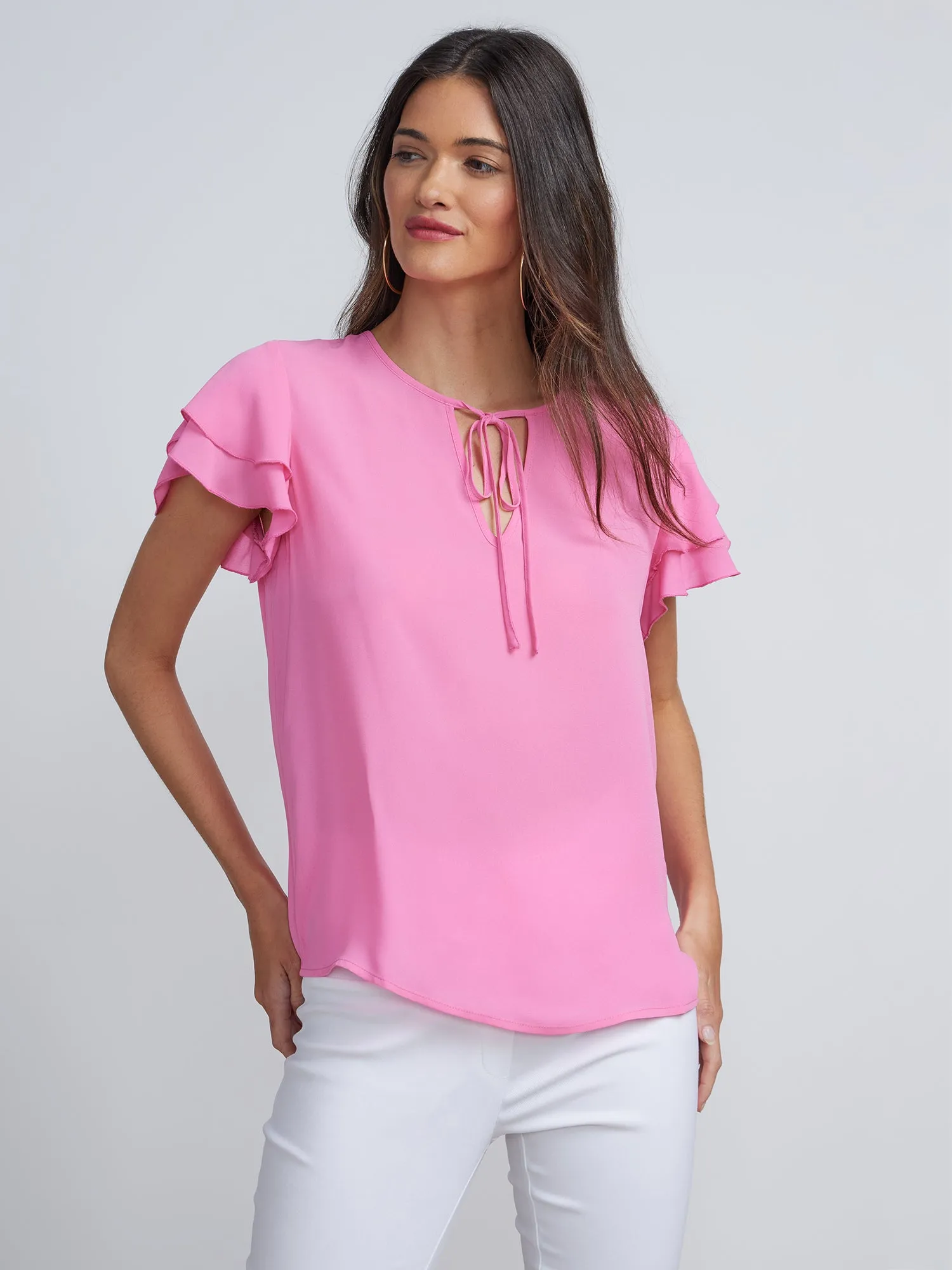 Flutter Sleeve Top