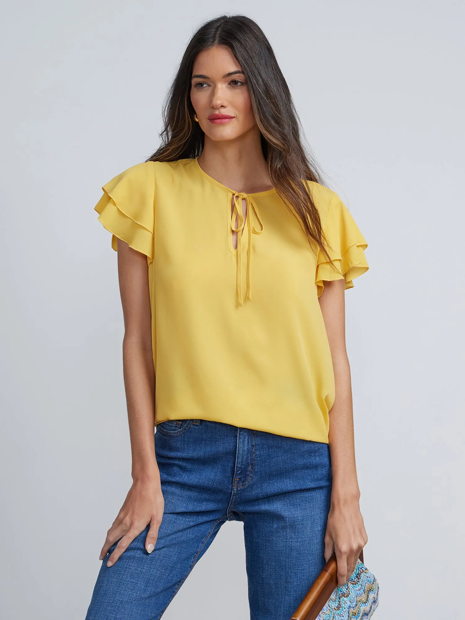 Flutter Sleeve Top