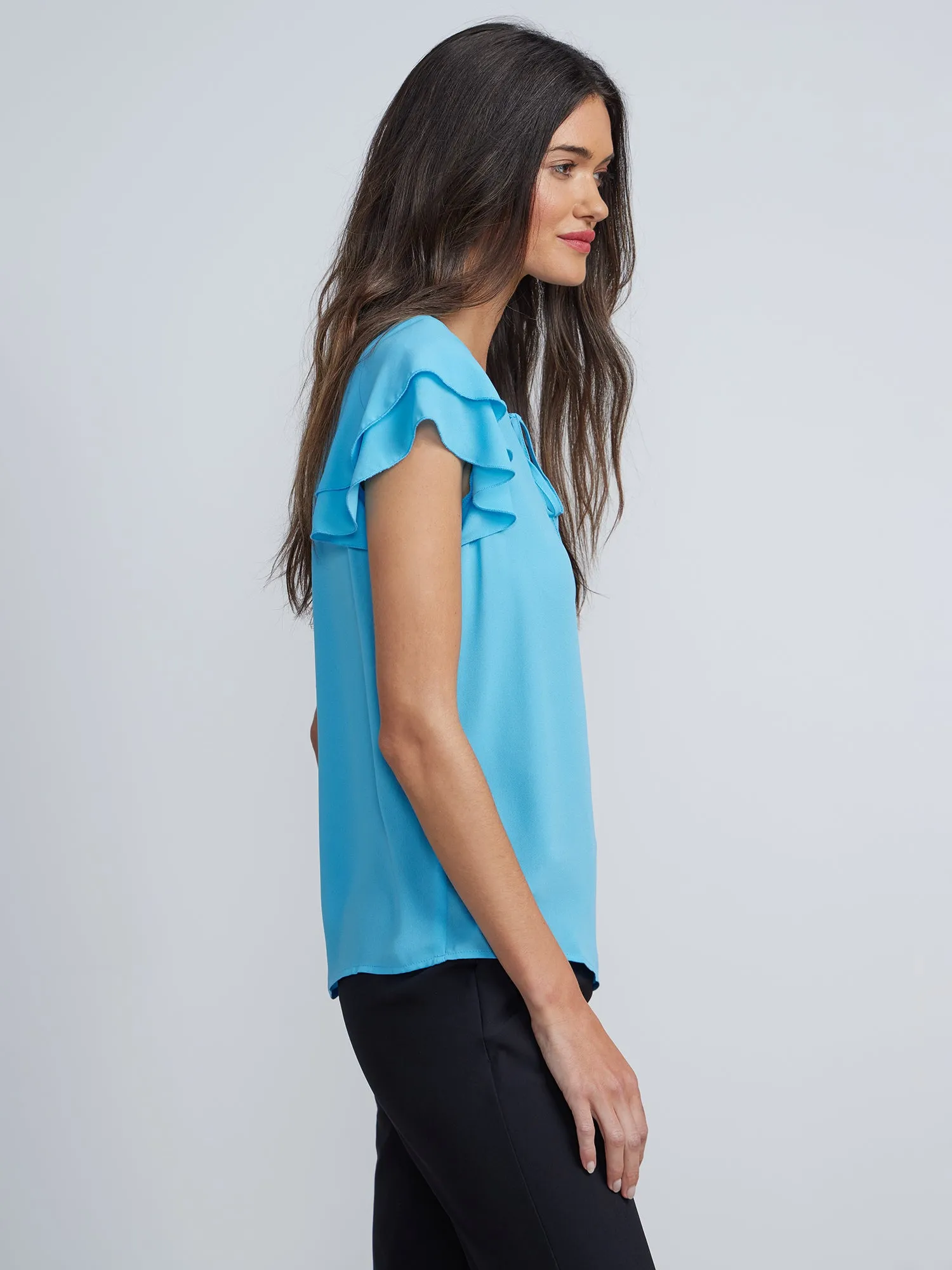 Flutter Sleeve Top