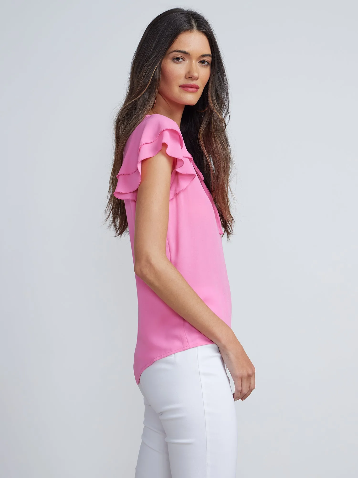 Flutter Sleeve Top