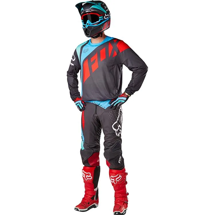 FOX FLEXAIR SECA PANTS [GREY/RED]