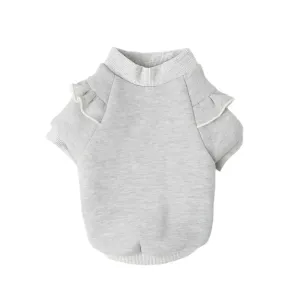 frill shoulder pullover