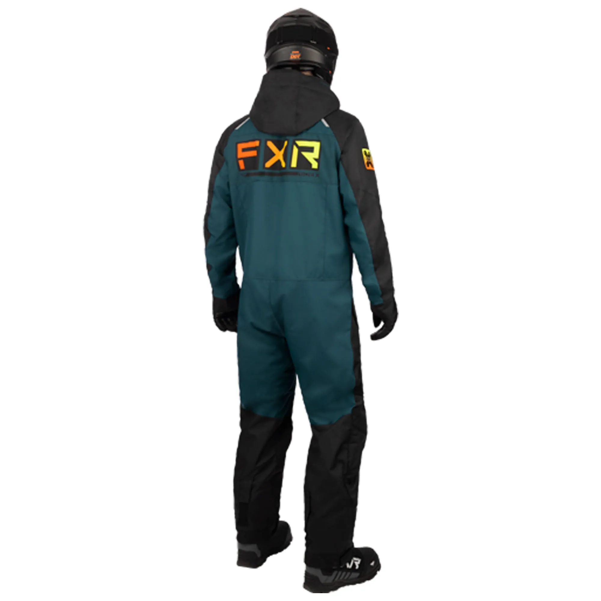 FXR Mens Recruit Lite Snowmobile Monosuit Dark Steel/Inferno