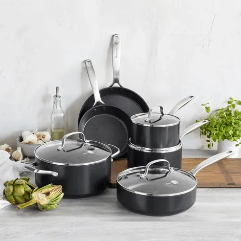 GreenPan Copenhagen 7Pcs Set, Black [PFAS FREE]