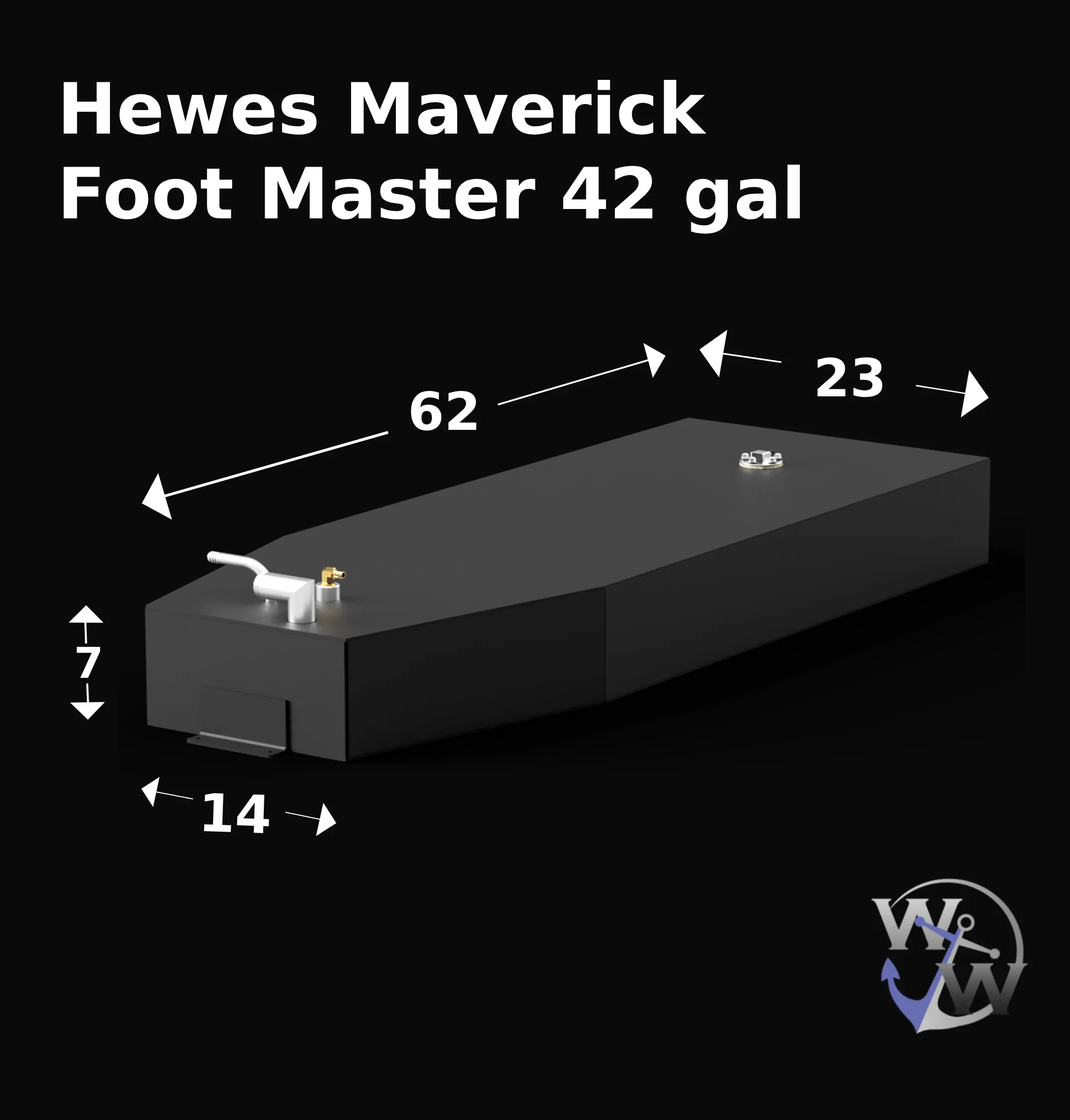 HEWES MAVERICK FOOT MASTER 42 GAL