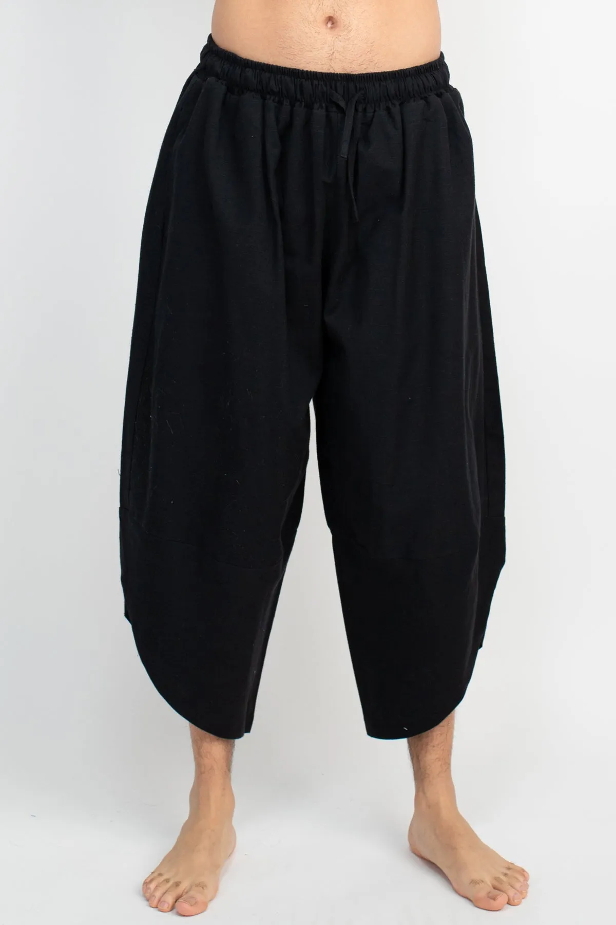 Homespun Cotton Harem Pants