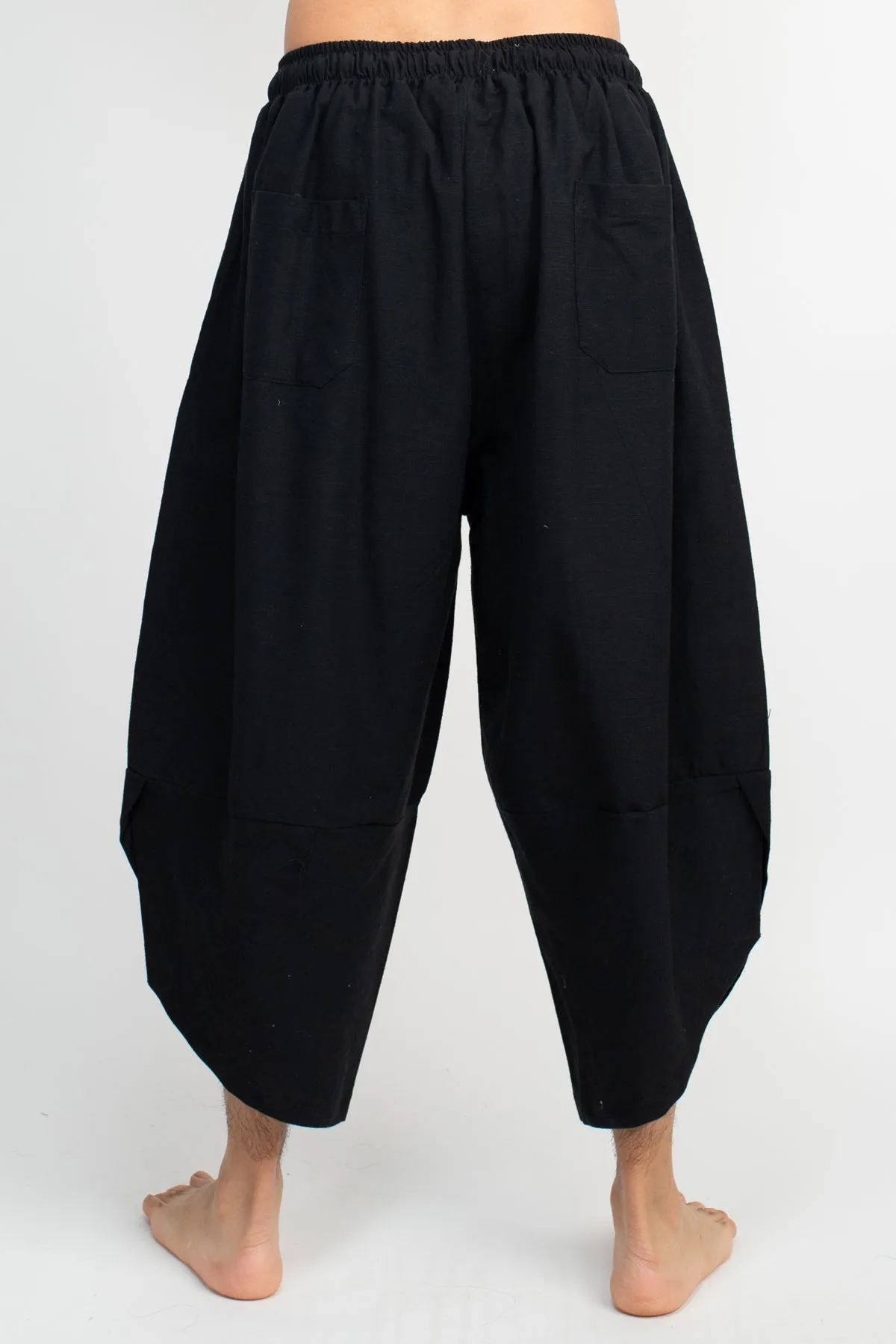 Homespun Cotton Harem Pants