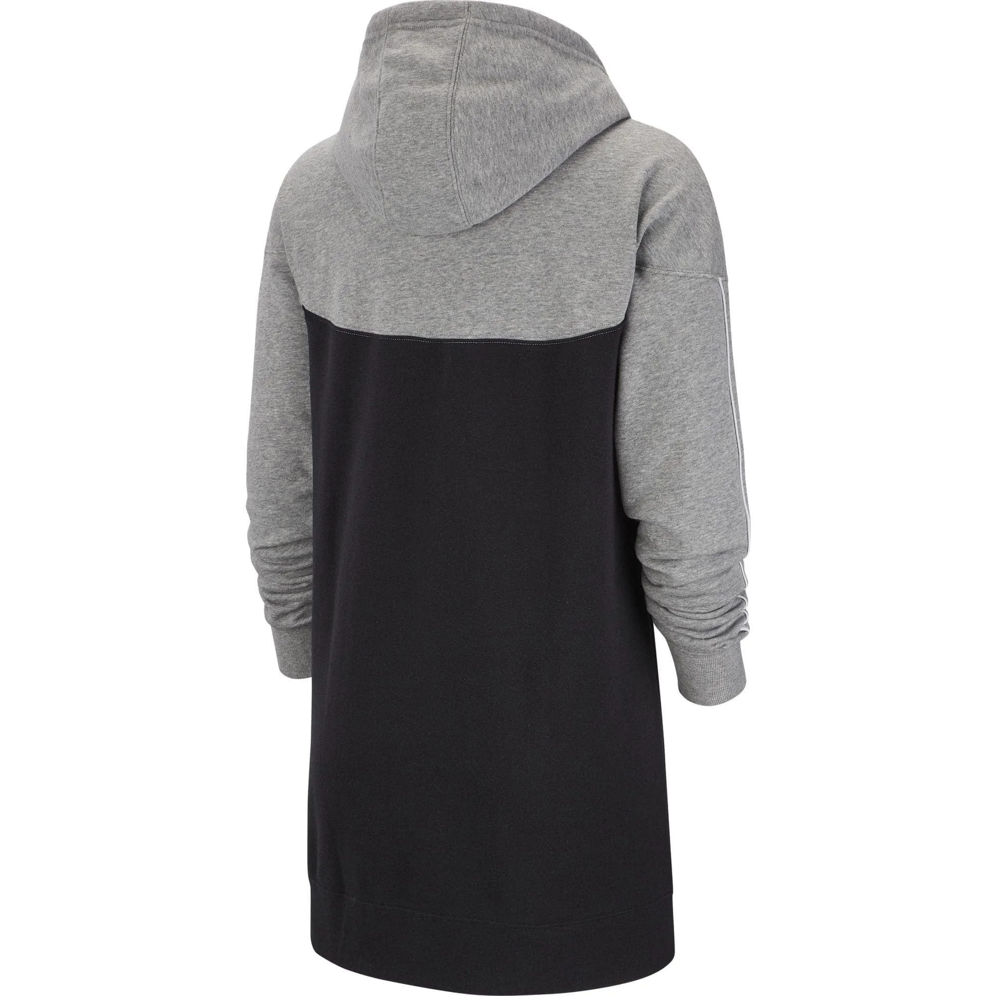 Hoodie Dress Black/Dk Grey Heather/White From Nike