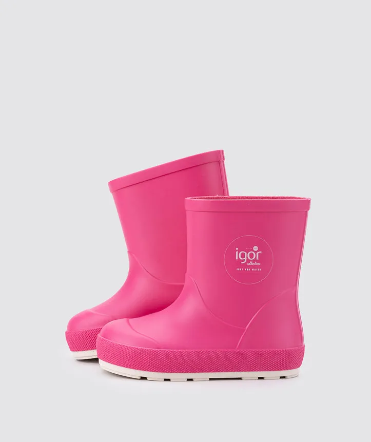 Igor Yogi Nautico Barefoot Rain Boots, Fucsia