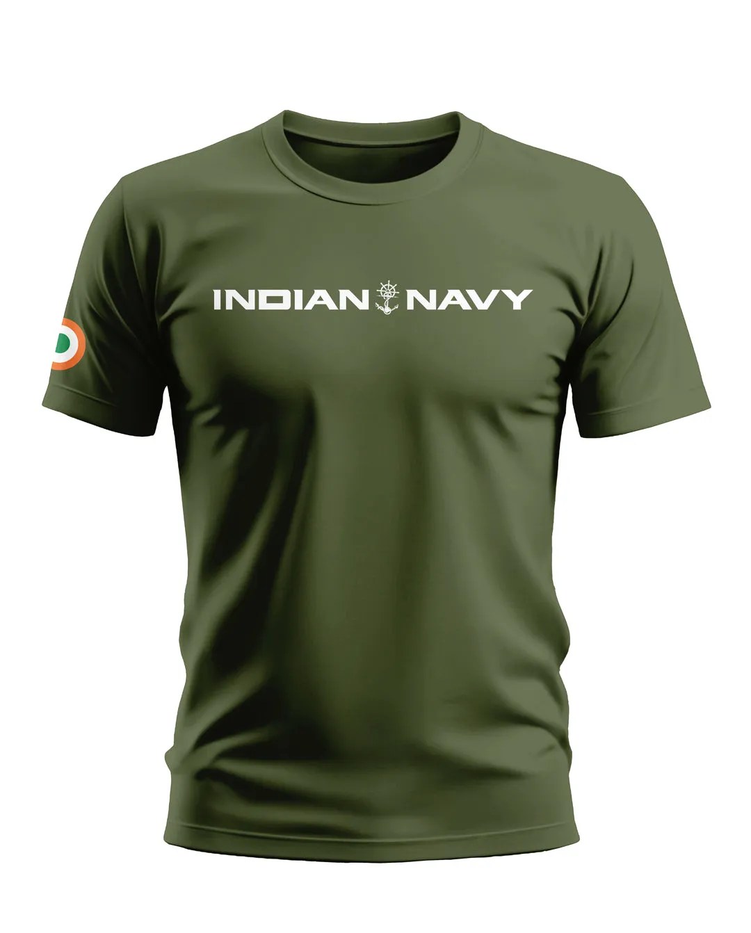 Indian Navy Anchor Soft Cotton T-shirt