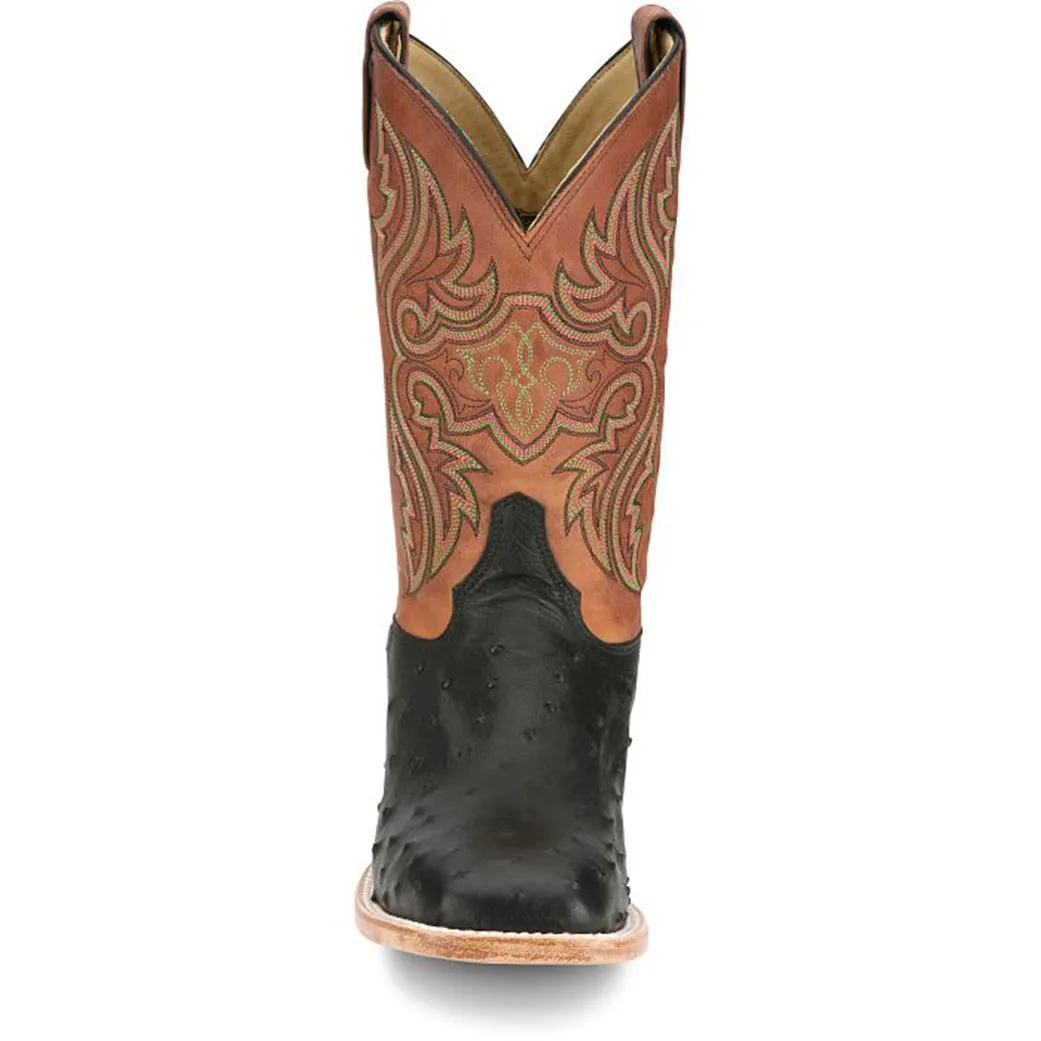 Justin Men's Moseley Full Quill Ostrich Boot