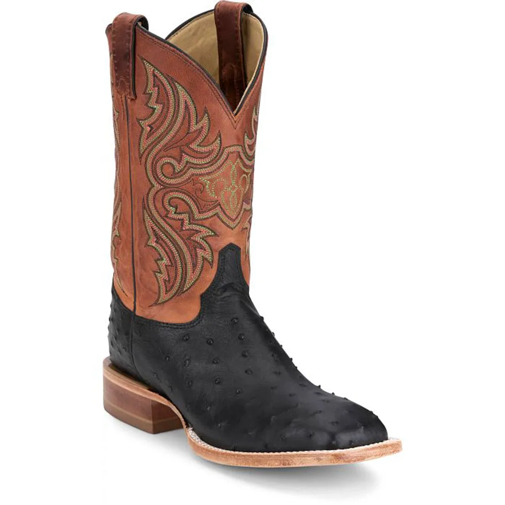 Justin Men's Moseley Full Quill Ostrich Boot